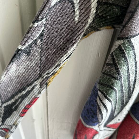 XIKOI Oversized Sweater Dress Wool Blend Abstract Print - Picture 8 of 8